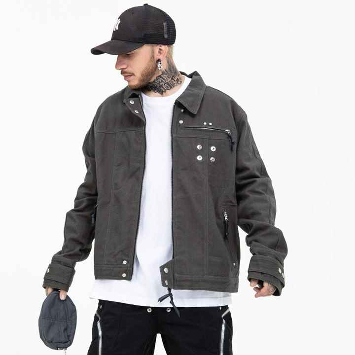 Thesclo - POWER Denim Jacket - Streetwear Fashion - thesclo.com