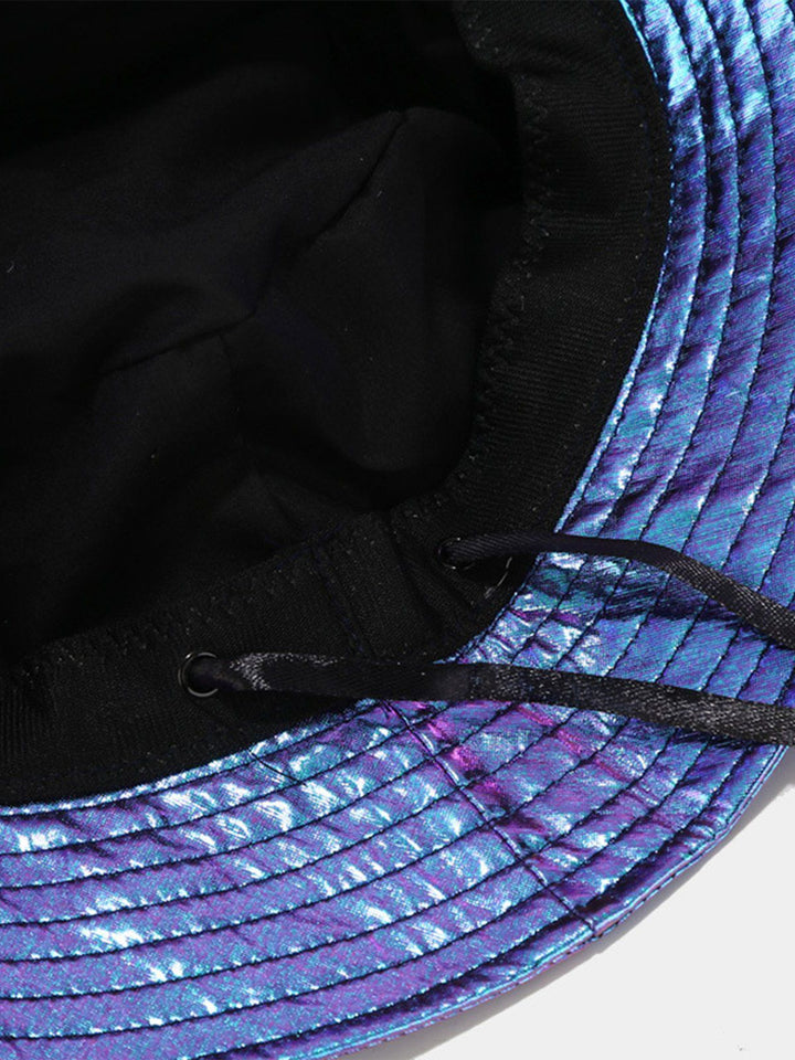 Thesclo - PU Laser Multicolor Hat - Streetwear Fashion - thesclo.com