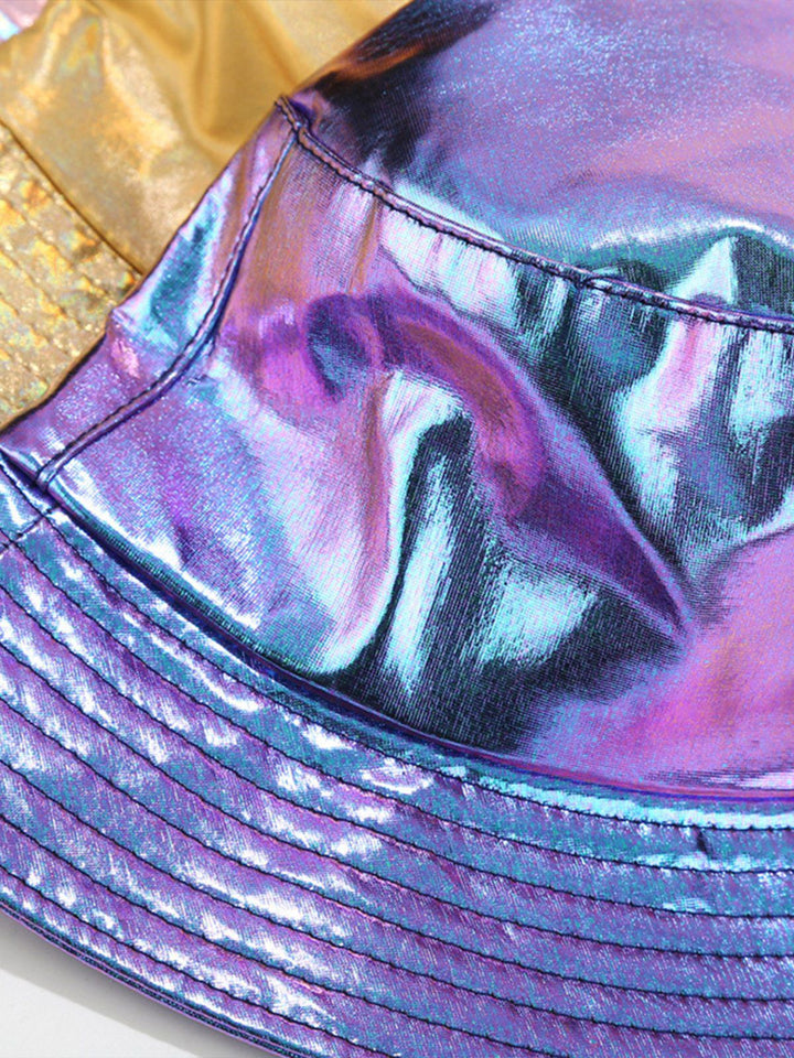Thesclo - PU Laser Multicolor Hat - Streetwear Fashion - thesclo.com