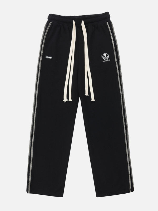 Thesclo - Patchwork Embroidery Sweatpants - Streetwear Fashion - thesclo.com