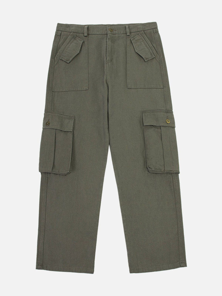 Thesclo - Patchwork Loose Cargo Pants - Streetwear Fashion - thesclo.com