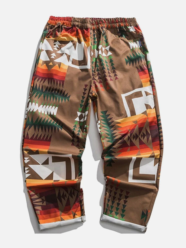 Thesclo - Pattern Full Print Pants - Streetwear Fashion - thesclo.com