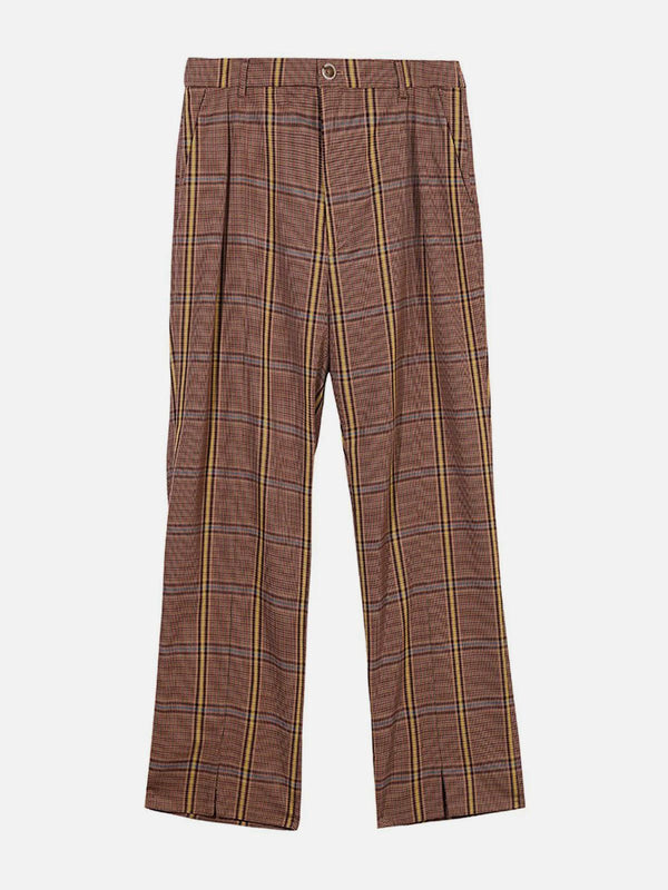 Thesclo - Plaid Full Print Pants - Streetwear Fashion - thesclo.com