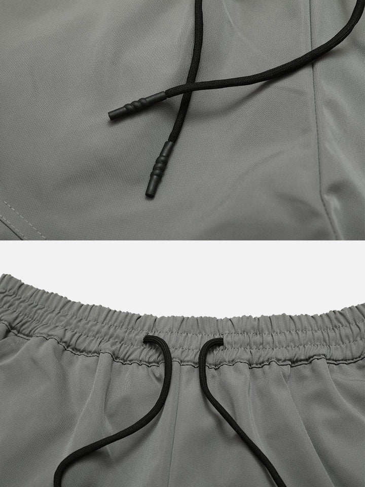 Thesclo - Pleated Layered Pants - Streetwear Fashion - thesclo.com