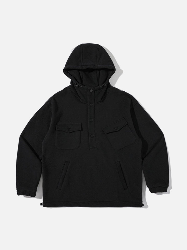 Thesclo - Pockets With Flap Hoodie - Streetwear Fashion - thesclo.com