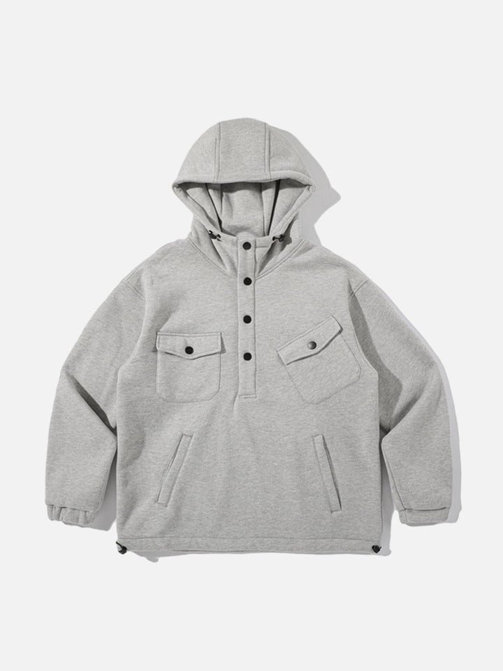 Thesclo - Pockets With Flap Hoodie - Streetwear Fashion - thesclo.com