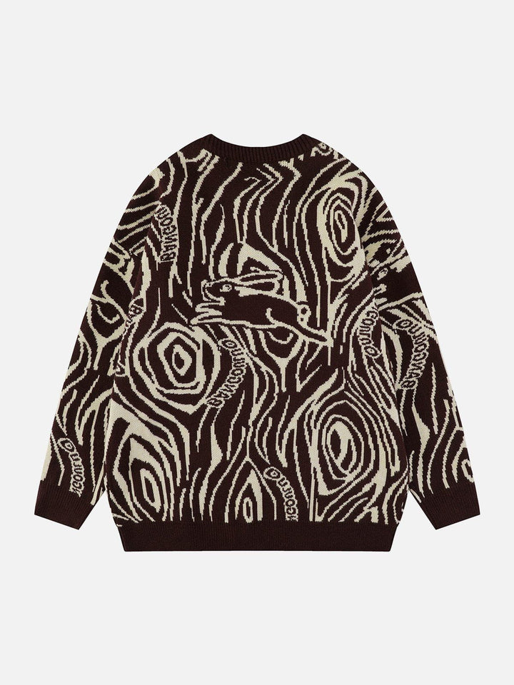 Thesclo - Rabbit Embroidery Sweater - Streetwear Fashion - thesclo.com