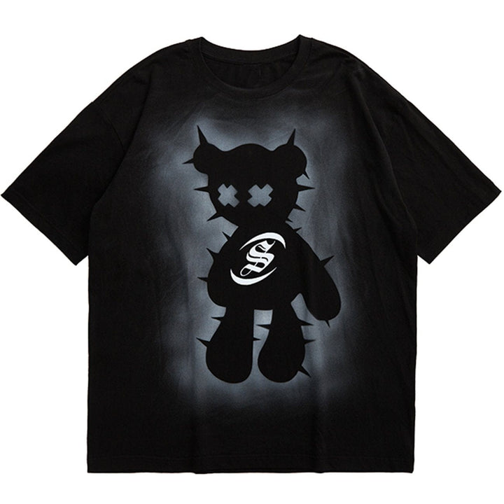 Thesclo - Reflective Bear Graphic Tee - Streetwear Fashion - thesclo.com