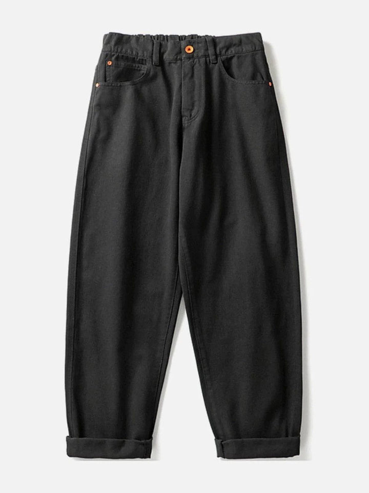 Thesclo - Retro Solid Pants - Streetwear Fashion - thesclo.com