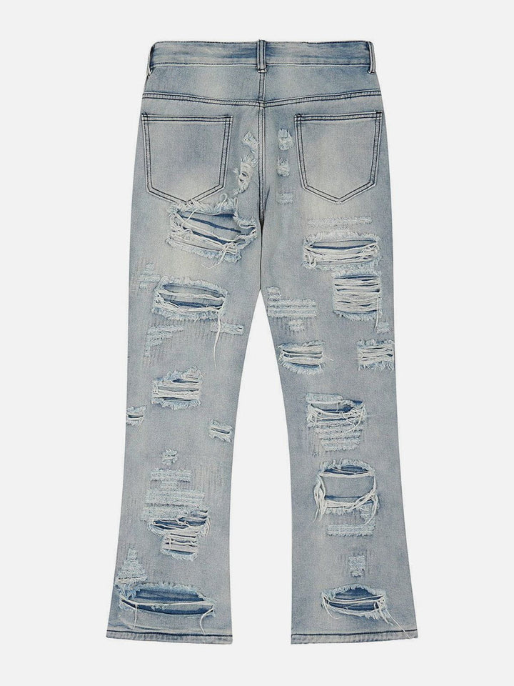 Thesclo - Ripped Hole Jeans - Streetwear Fashion - thesclo.com