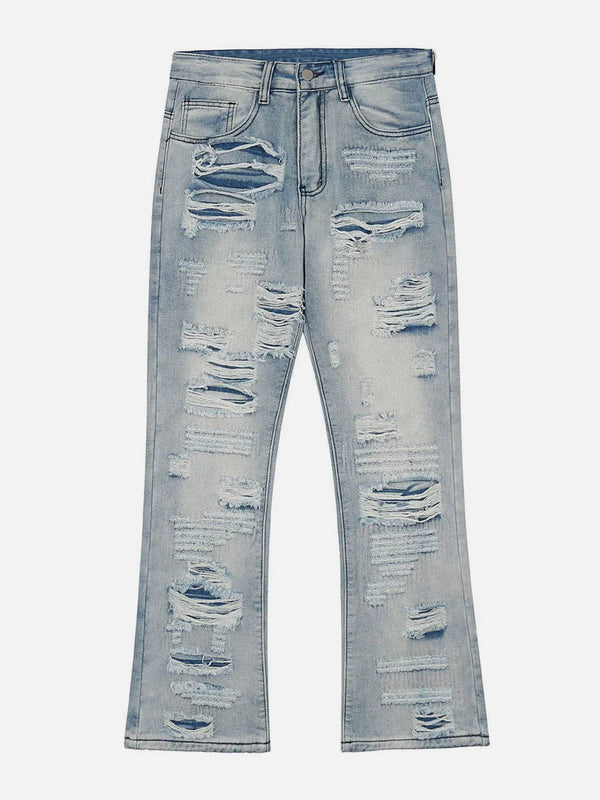Thesclo - Ripped Hole Jeans - Streetwear Fashion - thesclo.com