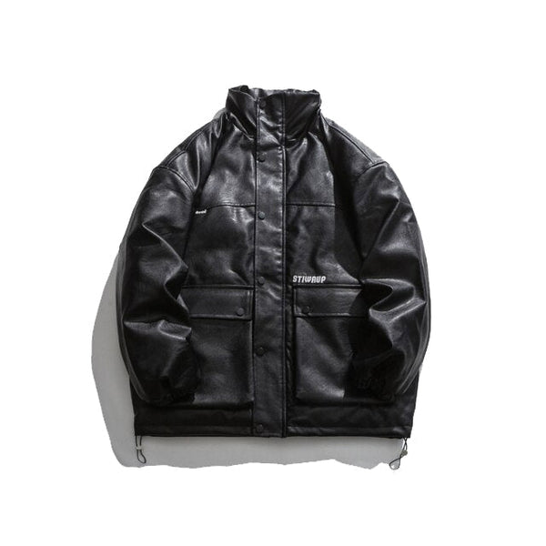 Thesclo - STIWAUP Black Jacket - Streetwear Fashion - thesclo.com