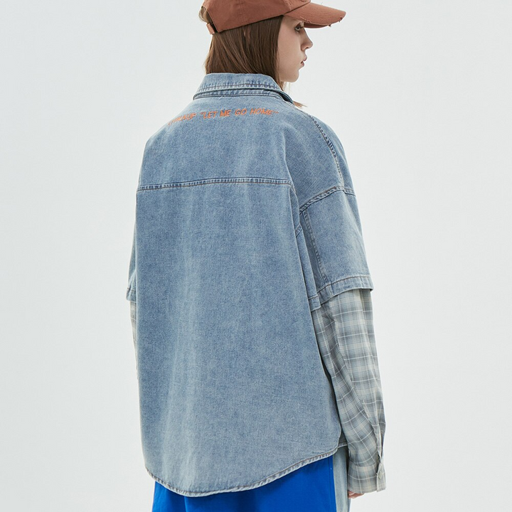 Thesclo - STIWAUP Denim Shirt - Streetwear Fashion - thesclo.com