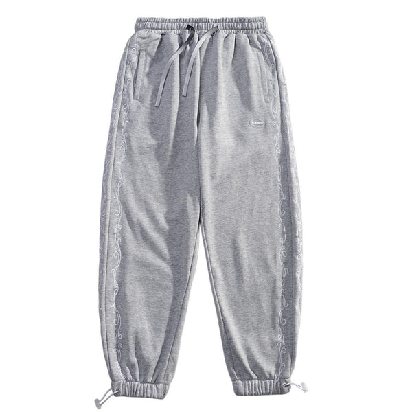 Thesclo - Side Bandana Print Drawstring Sweatpants - Streetwear Fashion - thesclo.com