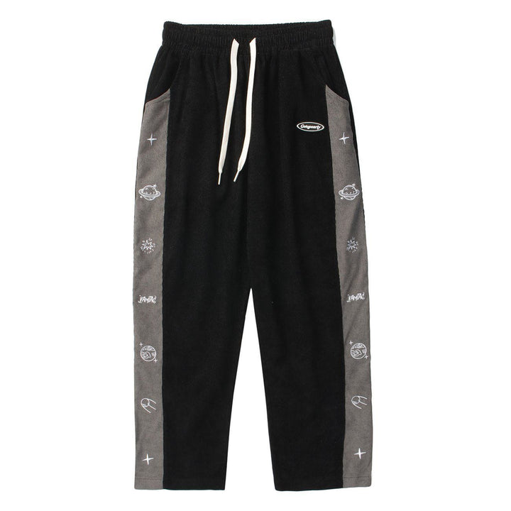 Thesclo - Side Cartoon Print Stitching Sweatpants - Streetwear Fashion - thesclo.com