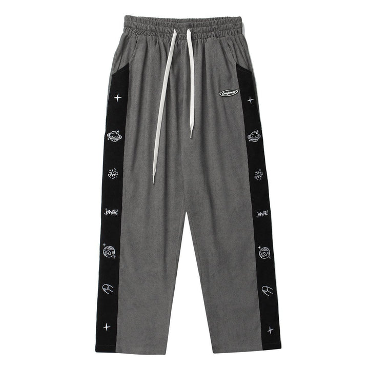 Thesclo - Side Cartoon Print Stitching Sweatpants - Streetwear Fashion - thesclo.com