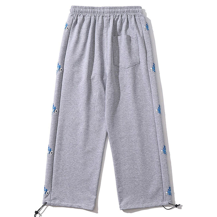 Thesclo - Side Letter Print Sweatpants - Streetwear Fashion - thesclo.com