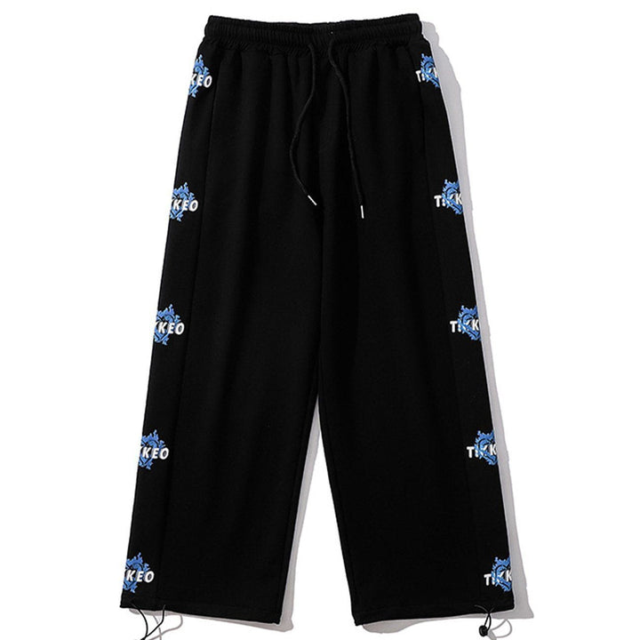 Thesclo - Side Letter Print Sweatpants - Streetwear Fashion - thesclo.com