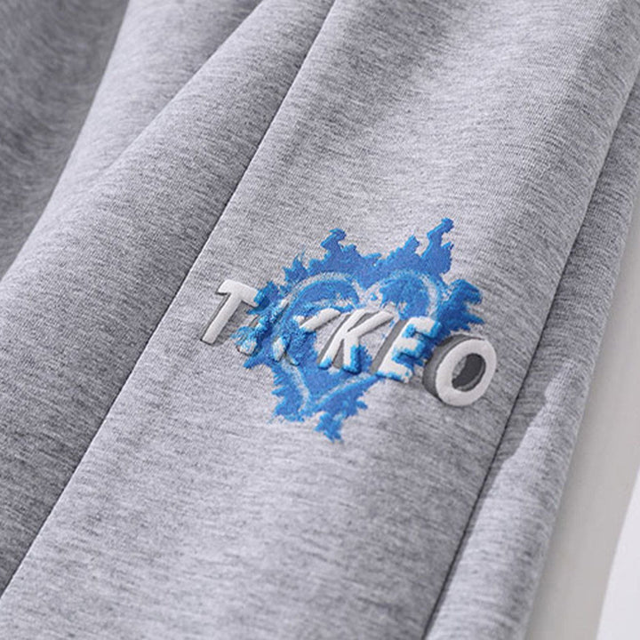 Thesclo - Side Letter Print Sweatpants - Streetwear Fashion - thesclo.com