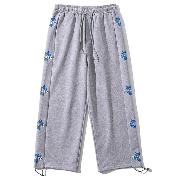 Thesclo - Side Letter Print Sweatpants - Streetwear Fashion - thesclo.com