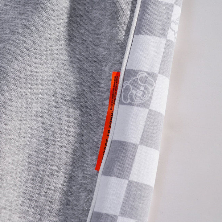 Thesclo - Side Plaid Printed Drawstring Sweatpants - Streetwear Fashion - thesclo.com