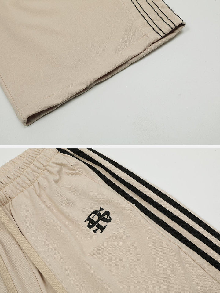 Thesclo - Side Striped Track Shorts - Streetwear Fashion - thesclo.com