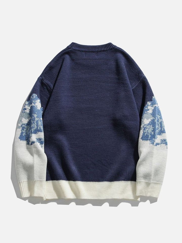 Thesclo - Snow Mountain Pattern Sweater - Streetwear Fashion - thesclo.com