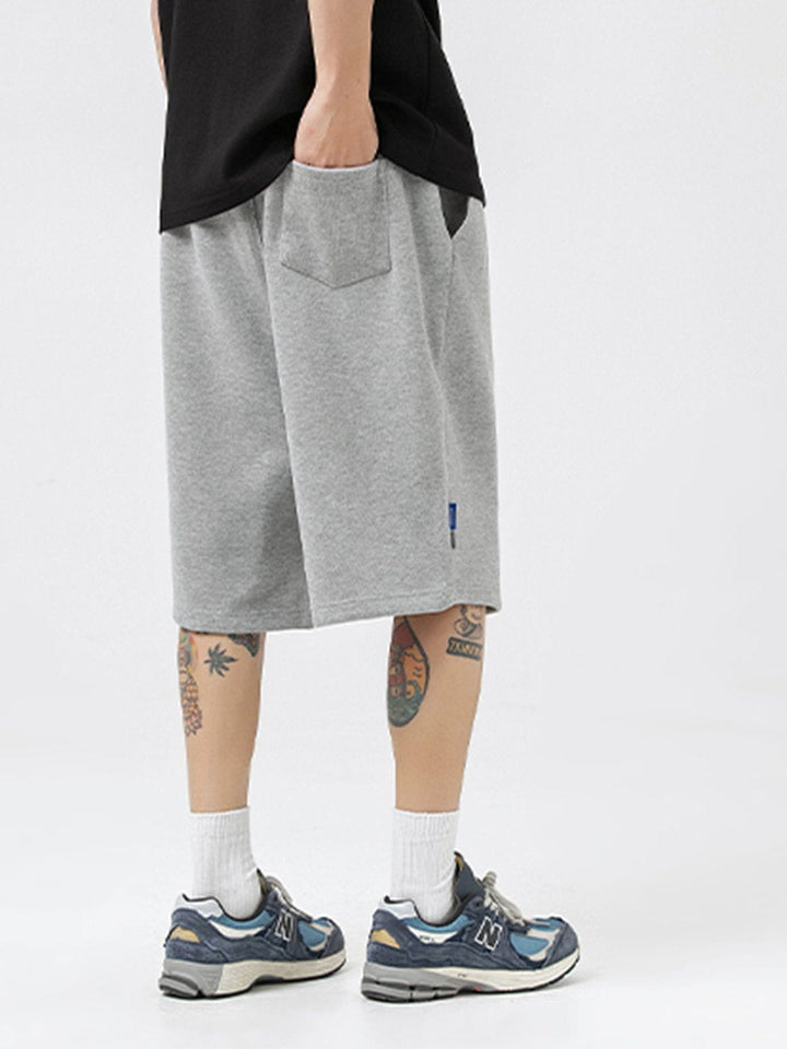 Thesclo - Solid Coloured Drawstring Shorts - Streetwear Fashion - thesclo.com