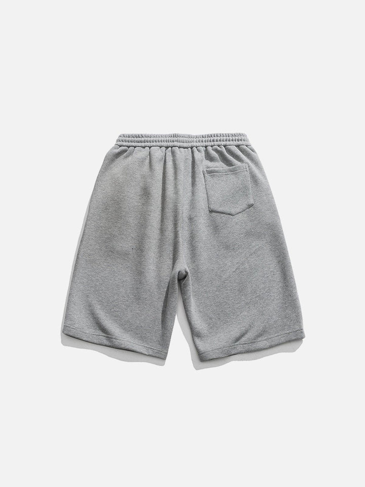 Thesclo - Solid Coloured Drawstring Shorts - Streetwear Fashion - thesclo.com