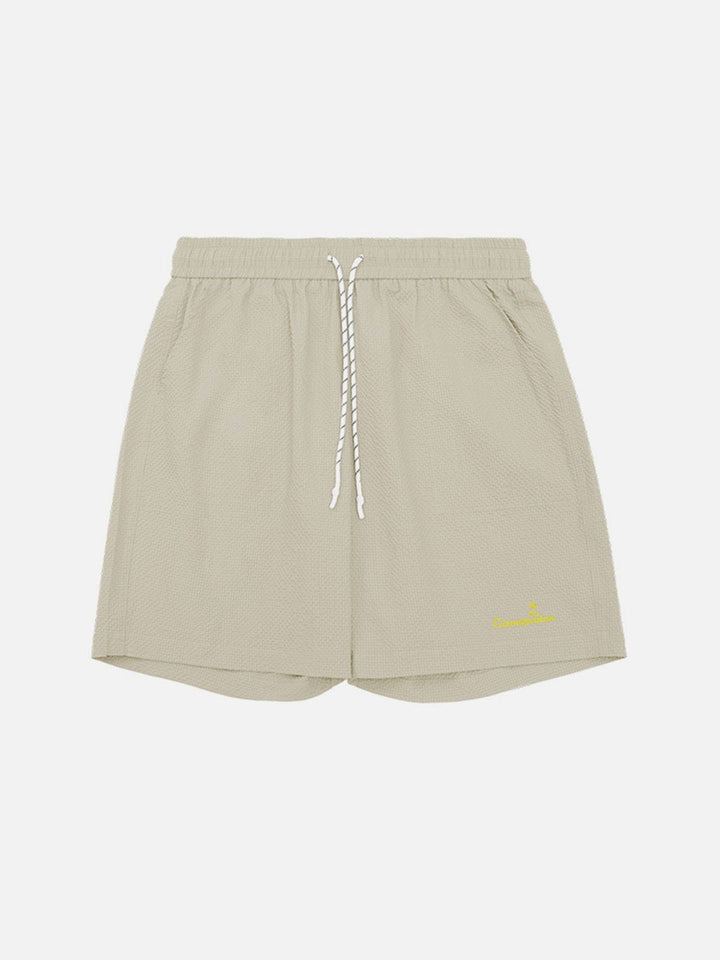 Thesclo - Solid Drawstring Shorts - Streetwear Fashion - thesclo.com