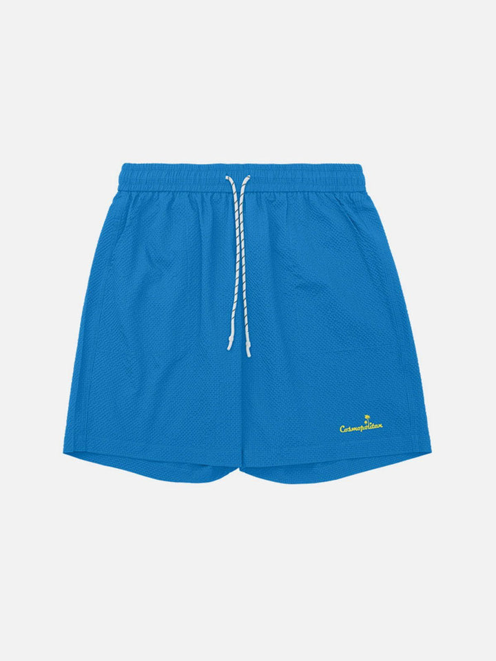 Thesclo - Solid Drawstring Shorts - Streetwear Fashion - thesclo.com