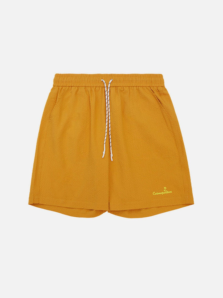 Thesclo - Solid Drawstring Shorts - Streetwear Fashion - thesclo.com