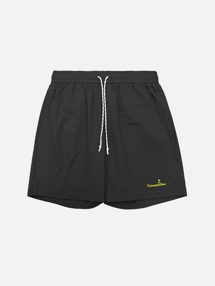 Thesclo - Solid Drawstring Shorts - Streetwear Fashion - thesclo.com