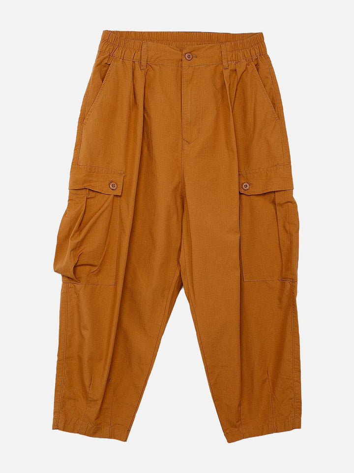 Thesclo - Solid Large Pocket Pants - Streetwear Fashion - thesclo.com