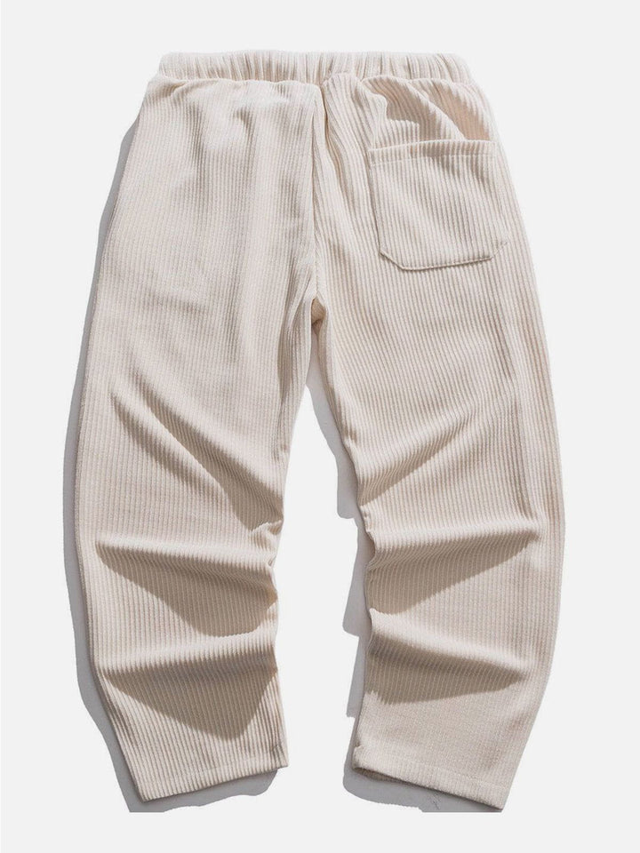 Thesclo - Solid Stripe Sweatpants - Streetwear Fashion - thesclo.com