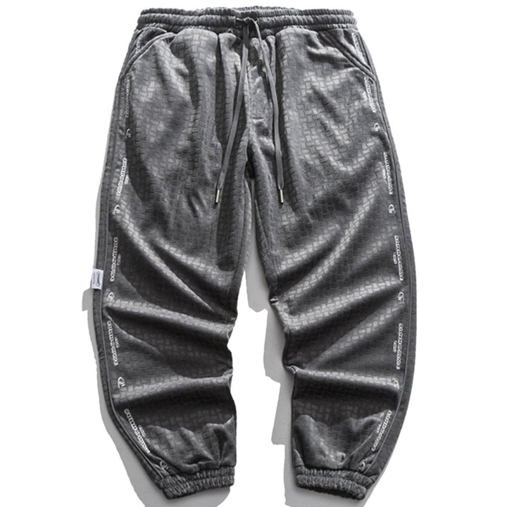 Thesclo - Solid Velvet Sweatpants - Streetwear Fashion - thesclo.com