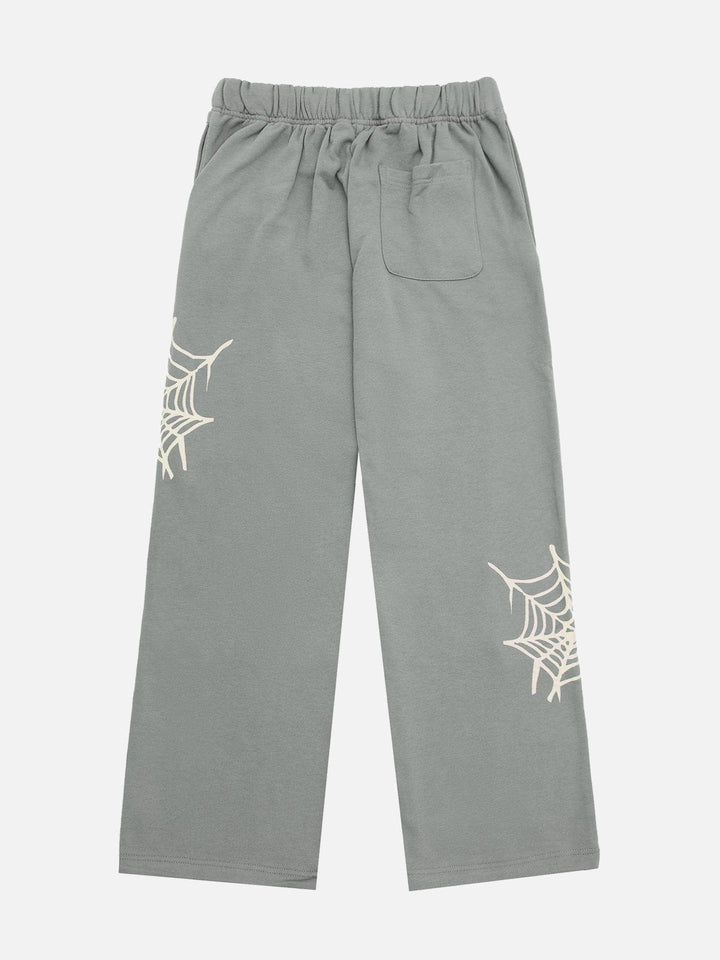 Thesclo - Spider Web Print Pants - Streetwear Fashion - thesclo.com