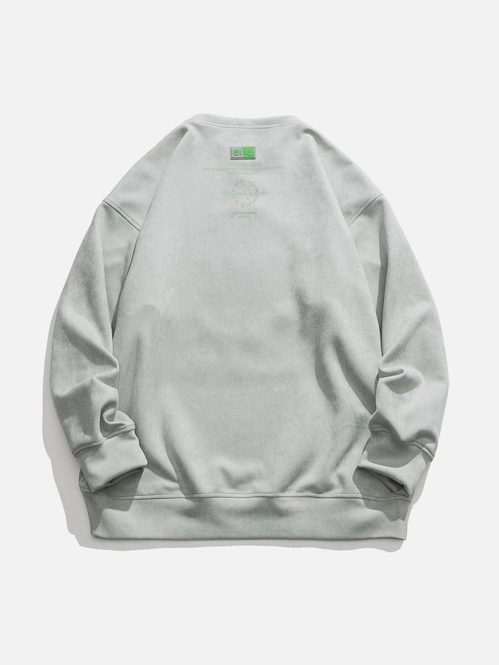 Thesclo - Star Embroidery Sweatshirt - Streetwear Fashion - thesclo.com