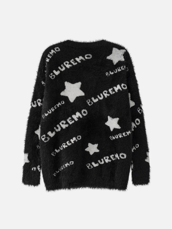 Thesclo - Star Letter Embroidery Sweater - Streetwear Fashion - thesclo.com