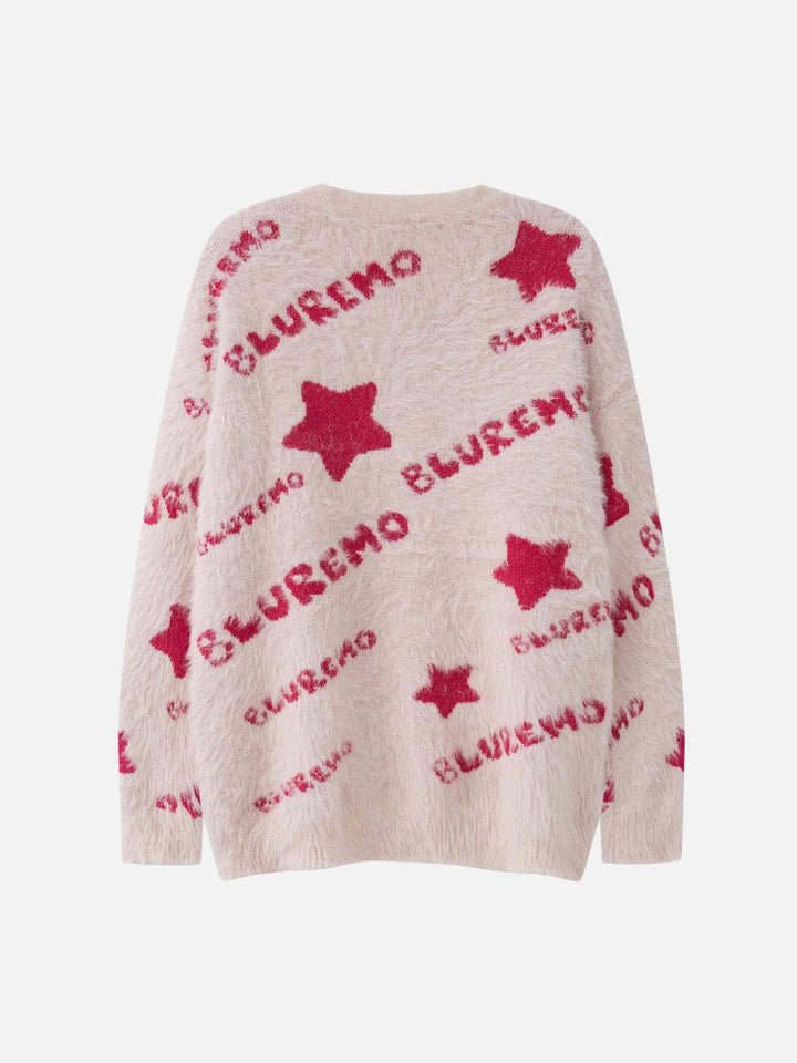 Thesclo - Star Letter Embroidery Sweater - Streetwear Fashion - thesclo.com