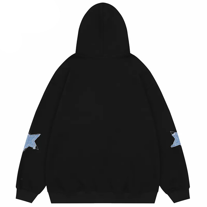 Thesclo - Star Patches Hoodie - Streetwear Fashion - thesclo.com