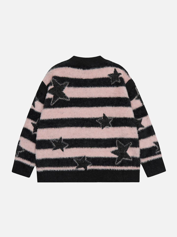 Thesclo - Stripe Star Sweater - Streetwear Fashion - thesclo.com