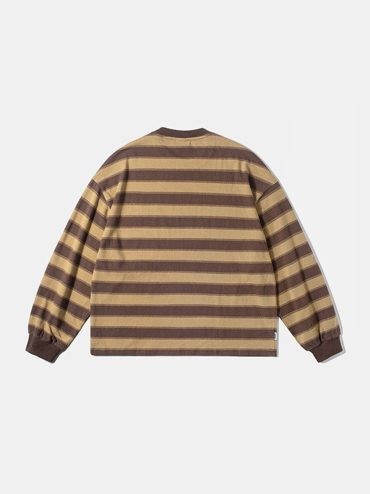 Thesclo - Stripe Sweatshirt - Streetwear Fashion - thesclo.com