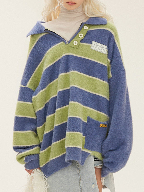 Thesclo - Striped Clash Sweater - Streetwear Fashion - thesclo.com