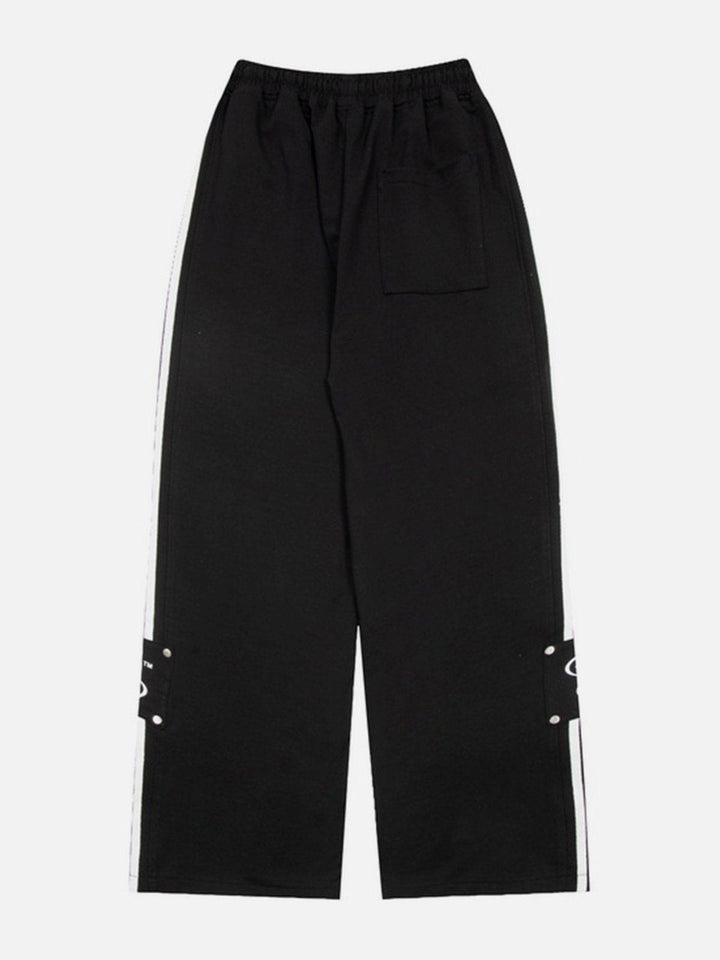 Thesclo - Striped Drawstring Sweatpants - Streetwear Fashion - thesclo.com