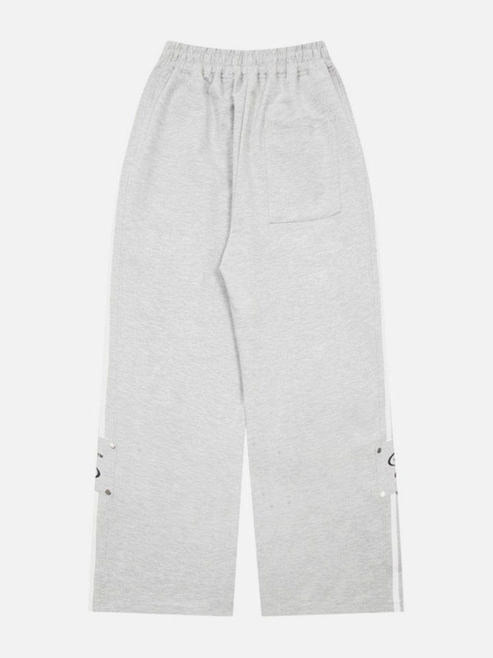 Thesclo - Striped Drawstring Sweatpants - Streetwear Fashion - thesclo.com