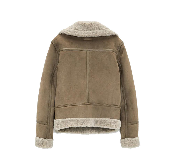 Thesclo - Suede Wool Jacket - Streetwear Fashion - thesclo.com