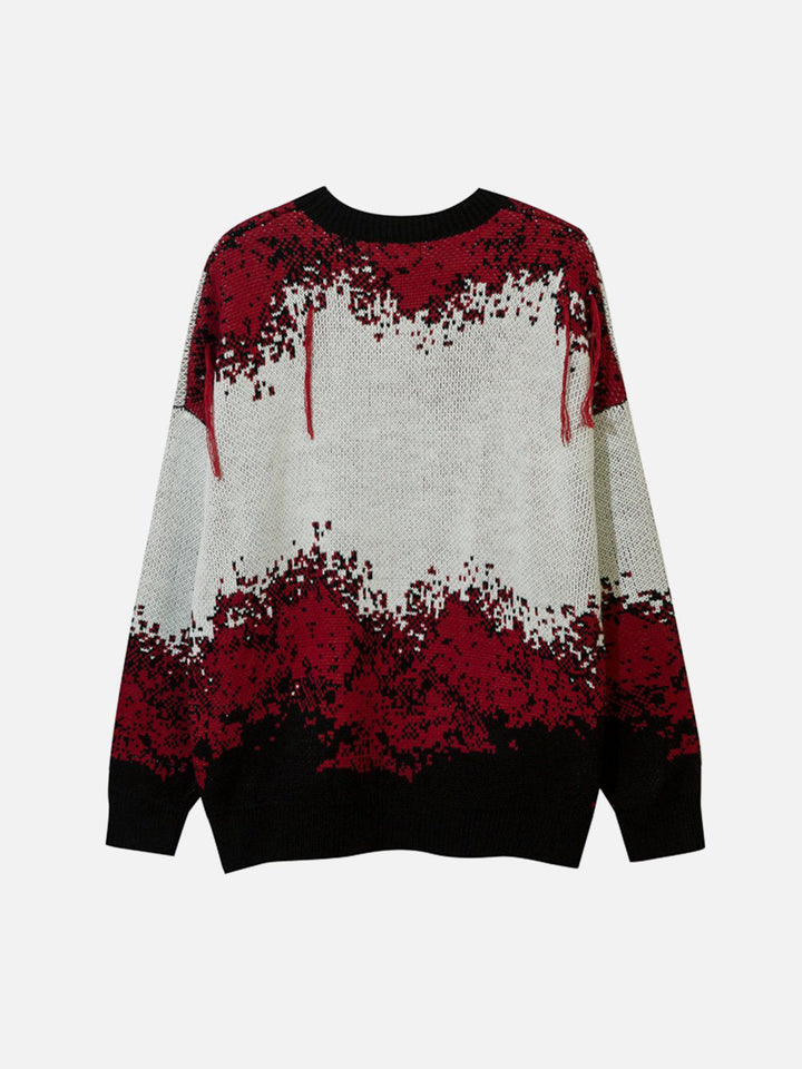 Thesclo - Tie Dye Fringe Sweater - Streetwear Fashion - thesclo.com