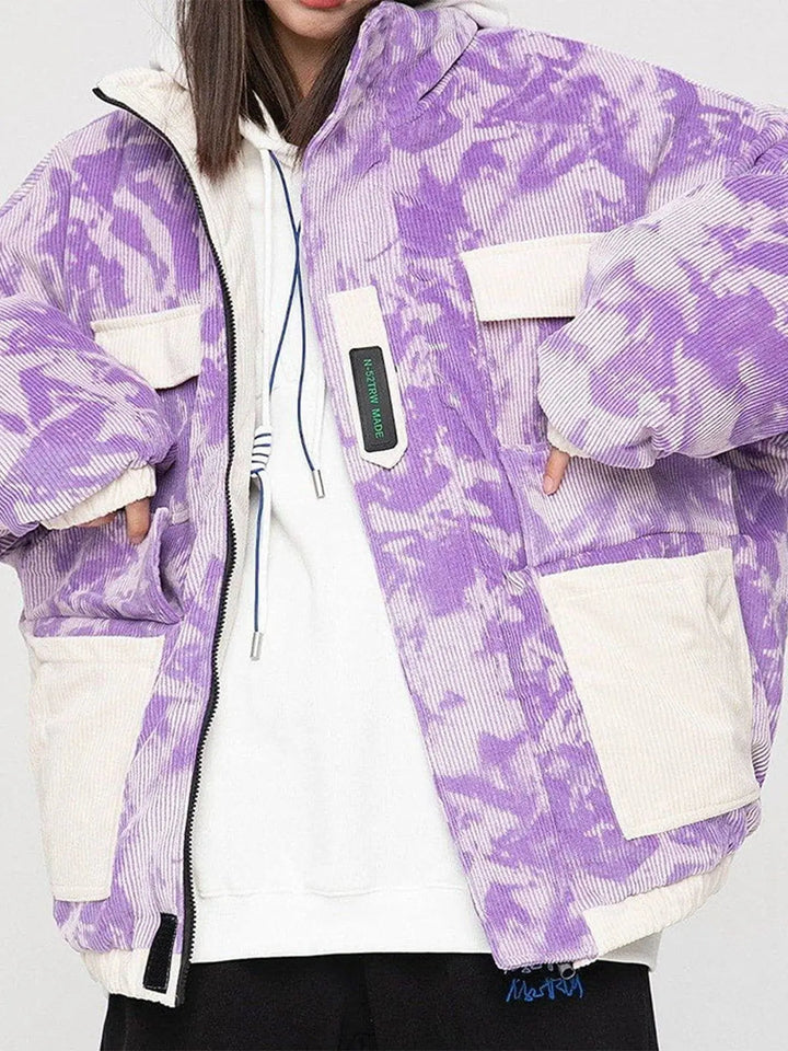 Thesclo - Tie-Dye Winter Coat - Streetwear Fashion - thesclo.com