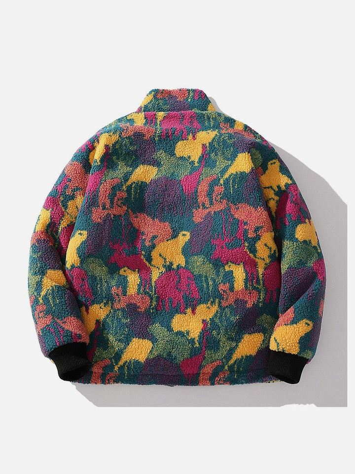 Thesclo - Tie dye "Wearable on both sides" Winter Coat - Streetwear Fashion - thesclo.com